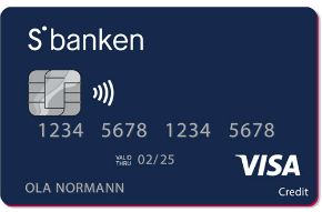 Standard kredittkort fra Sbanken