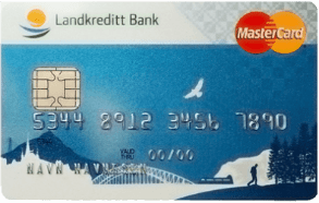 Kredittkort fra Landkreditt Bank.